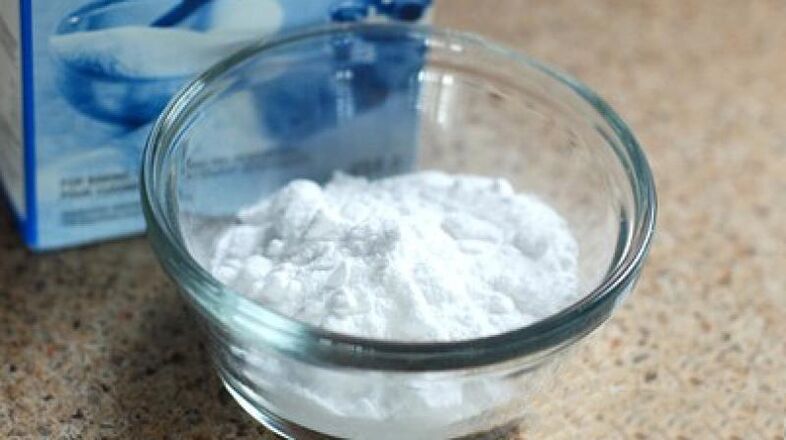 Suche wcieranie, aby zwiększyć element z sodą